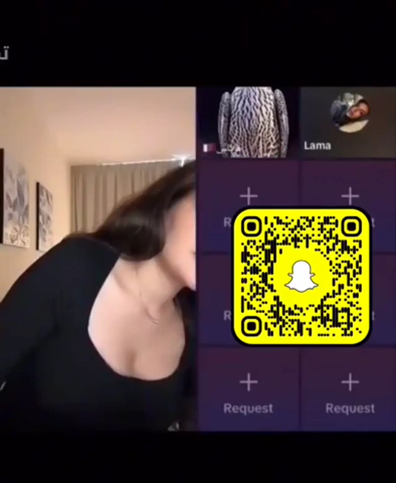 هبة عبد الرحمن تلعب بصدرها لايف مشهد مثير جدا - نودز سعودي - بزازها الكبيرة بتترج قدام الكاميرا معرض فيديو عريان حصري 10